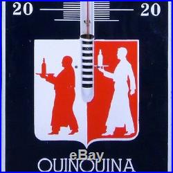 St Raphael Quinquina Plaque Emaillee Thermometre Rare Et En Excellent Condition