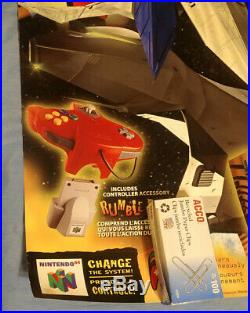 Star Fox 64 N64 Vintage Rare Promo Large Store Display Poster 1997 (19inx27in)