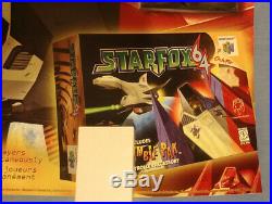 Star Fox 64 N64 Vintage Rare Promo Large Store Display Poster 1997 (19inx27in)