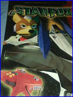 Star Fox 64 N64 Vintage Rare Promo Large Store Display Poster 1997 (19inx27in)