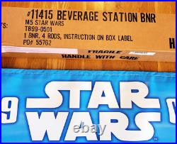 Star Wars 1999 Taco Bell Store Display PROMO Vinyl Poster Darth Maul RARE in Box