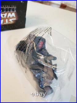 Star Wars 1999 Taco Bell Store Display PROMO Vinyl Poster Darth Maul RARE in Box