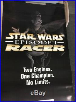 Star Wars Episode 1 Racer N64 VINYL BANNER Sign Store Display Promo RARE D2