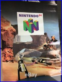 Star Wars Episode 1 Racer N64 VINYL BANNER Sign Store Display Promo RARE D2