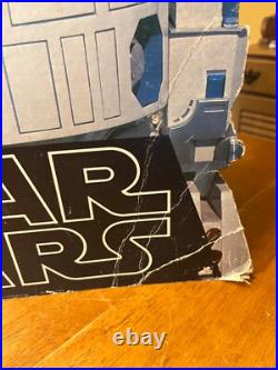Star Wars R2d2 Record Store Promo 2 Sided Hanging Sign Original 1977 Issue Rare