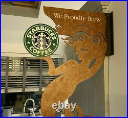 Starbucks Sign Starbucks Shop Display Advertising Sign Rare Promo In Store Cool