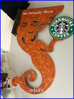 Starbucks Sign Starbucks Shop Display Advertising Sign Rare Promo In Store Cool