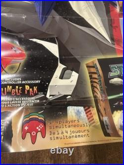 Starfox 64 N64 Nintendo Promotional Poster Store Display RARE Not For Resale