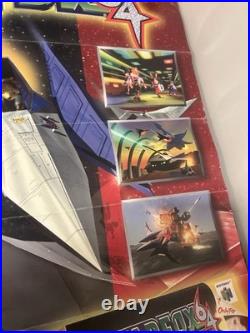 Starfox 64 N64 Nintendo Promotional Poster Store Display RARE Not For Resale