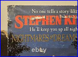 Stephen King Store Display Easel Lot of 4 Nightmares, The Stand Needful Rare