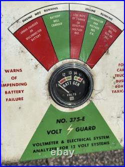 Stewart Warner Volt Gauge Counter Display Hot Rod Shop Rare