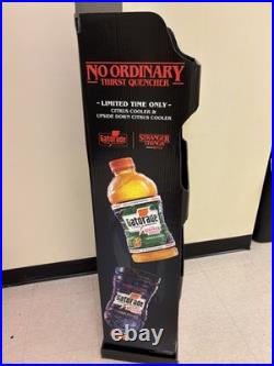 Stranger Things 2025 Netflix Gatorade Shipper Store Display Advertisement RARE