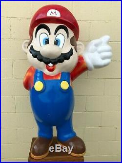 Super Mario Bros Life Size Statue Figure Store Display Nintendo RARE