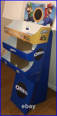 Super Mario Bros OREO Cookie Chips Ahoy 44 Store Display Shelf RARE! Nintendo