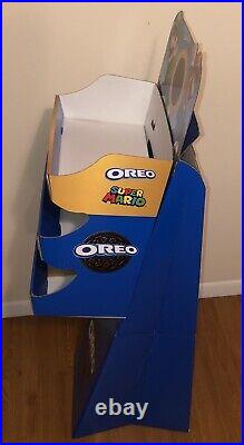 Super Mario Bros OREO Cookie Chips Ahoy 44 Store Display Shelf RARE! Nintendo