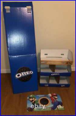 Super Mario Bros OREO Cookie Chips Ahoy 44 Store Display Shelf RARE! Nintendo
