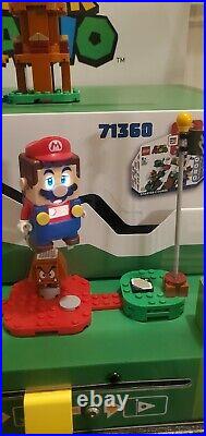 Super Mario Nintendo Lego Store Display Very Collectible & Rare Mario Kit 71360