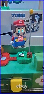 Super Mario Nintendo Lego Store Display Very Collectible & Rare Mario Kit 71360