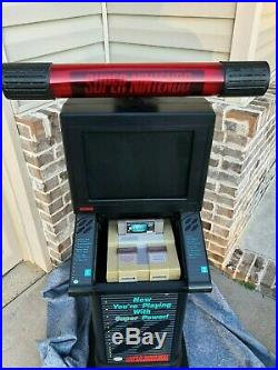 Super Nintendo Kiosk, Store Display, Vintage Nintendo, Snes, Rare