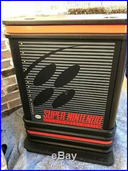 Super Nintendo Kiosk, Store Display, Vintage Nintendo, Snes, Rare