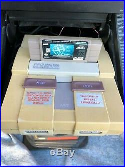 Super Nintendo Kiosk, Store Display, Vintage Nintendo, Snes, Rare