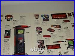 Super Nintendo SNES NES Store Display Catalog Sign Kiosk Employee RARE