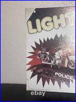 Super Rare 1978 Revell Lights Action Sound Cardboard Store display Ad