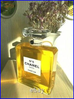 Super Rare Giant Glass Factice Chanel 5 Store Display (2 Liters)