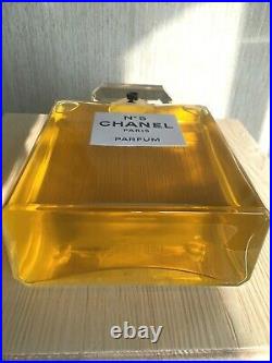 Super Rare Giant Glass Factice Chanel 5 Store Display (2 Liters)