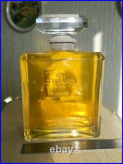 Super Rare Giant Glass Factice Chanel 5 Store Display (2 Liters)