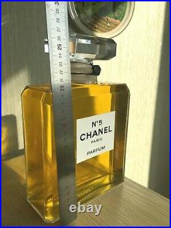 Super Rare Giant Glass Factice Chanel 5 Store Display (2 Liters)