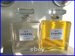 Super Rare Giant Glass Factice Chanel 5 Store Display (2 Liters)