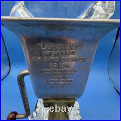 Super Rare Lightning No. 104 IceCubeBreaker Store Display Demo Model Withlucite Ice