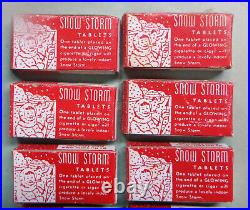Super Rare NM Vintage SNOW STORM Tablets Drug Store Advertising Display NOS