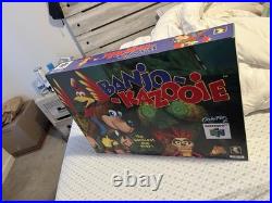 Super Rare Promotional Display Banjo Kazooie Promoting Sign