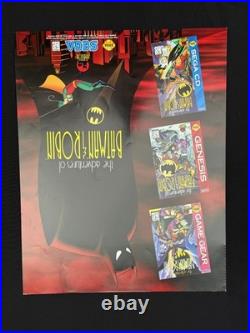 Super Smash Bros Brawl 2008 Nintendo Wii Store Display Promo Poster RARE
