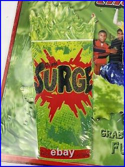 Surge Soda Feed the Rush 3D Sign Store Display RARE UNUSED! Vtg 1998 Coca-Cola