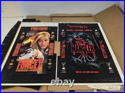 THE MANGLER/Excessive Force (1995) Standee Store Display Rare Horror / Action