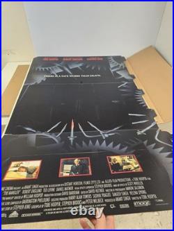 THE MANGLER/Excessive Force (1995) Standee Store Display Rare Horror / Action
