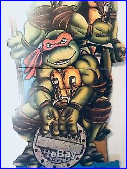 TMNT Vintage StoreMovie Display Standee HTF ITEM SUPER RARE OBSOLETE STANDEE