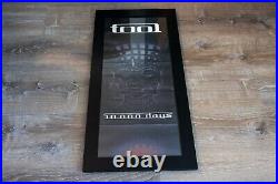 TOOL band rare promotional record store display 10,000 days with frame 16 X 32.5