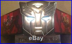 TRANSFORMERS 2007 Hasbro Movie Figure Target Store Display With Light Up Eyes RARE