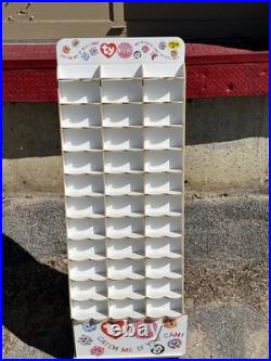 TY Beanie Baby Puffies store Display 36 slots 55.5x20 RARE