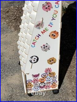 TY Beanie Baby Puffies store Display 36 slots 55.5x20 RARE