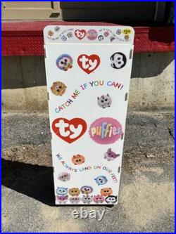 TY Beanie Baby Puffies store Display 36 slots 55.5x20 RARE