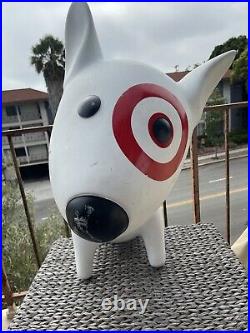 Target Dog Bullseye Store Display Large 31 Height x 32 Length x 16 Width RARE