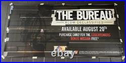 The Bureau Promo Display Vinyl Banner LARGE 3'x6' Store Display RARE