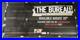 The Bureau Promo Display Vinyl Banner LARGE 3'x6' Store Display RARE