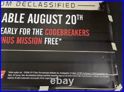 The Bureau Promo Display Vinyl Banner LARGE 3'x6' Store Display RARE