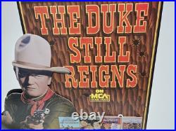 The Duke Still Reigns On MCA, John Wayne Promo Video Store Display Rare